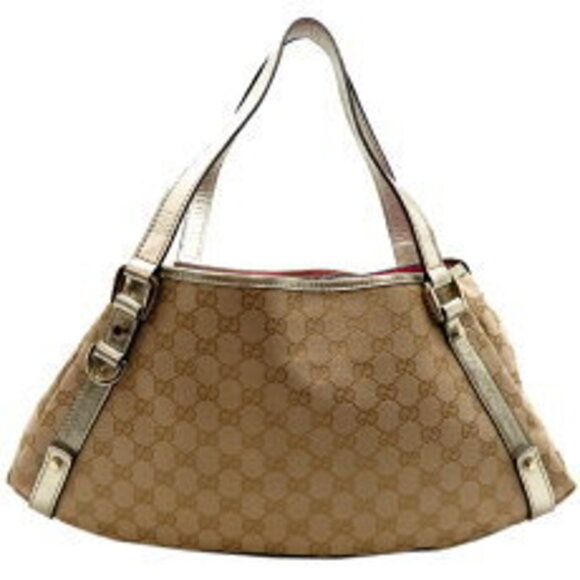 Gucci Beige GG Abbey Bag Tote Canvas - Picture 2 of 9